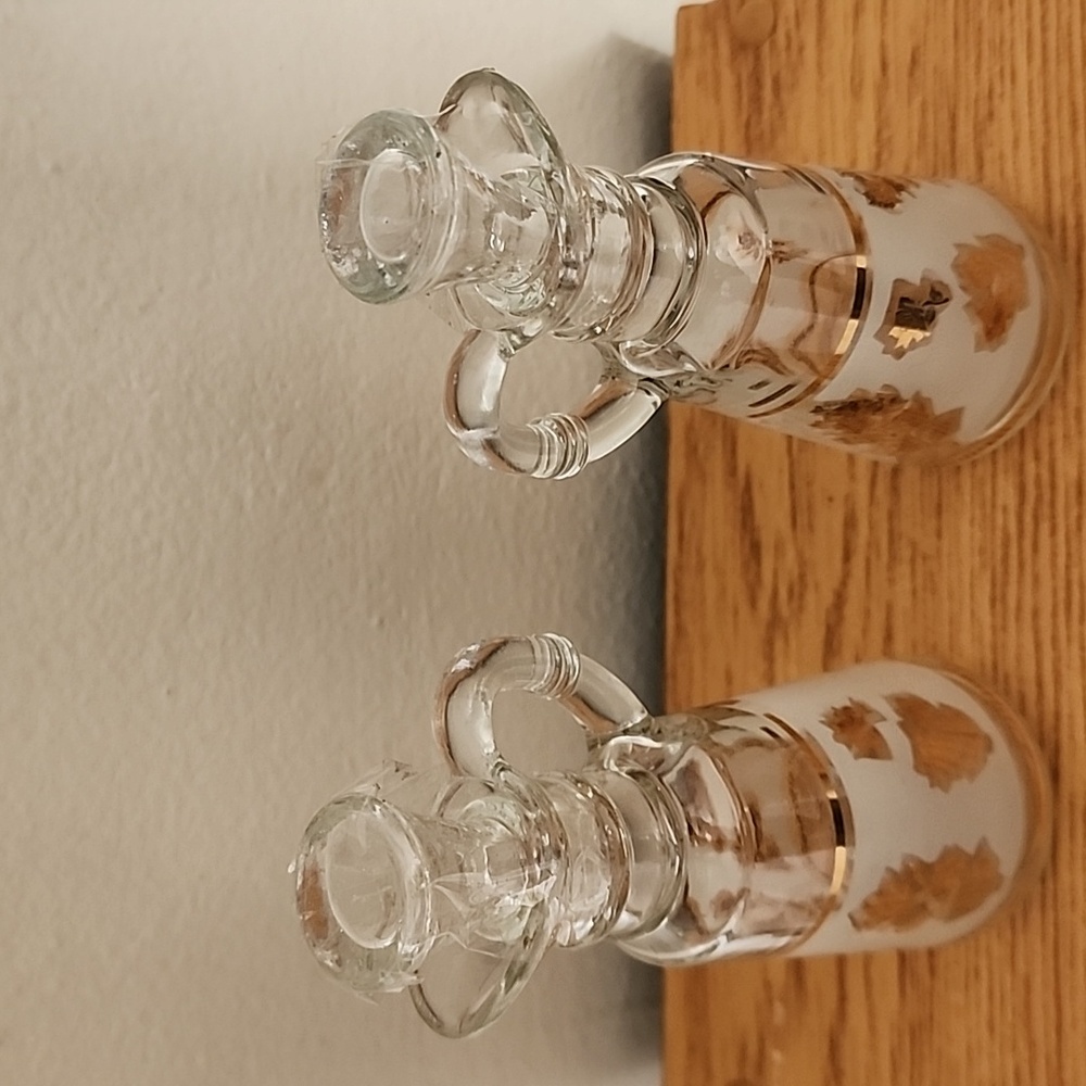 Vintage Anchor Hocking Oil And Vinegar Set - Picture 4 of 6
